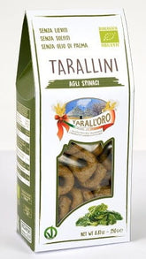 Tarallini Snacks mit Spinat BIO 250 g - PASTIFICIO TARALL 'ORO